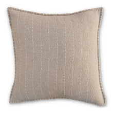 Load image into Gallery viewer, Hand Quilted Stripes Cotton Pillow
