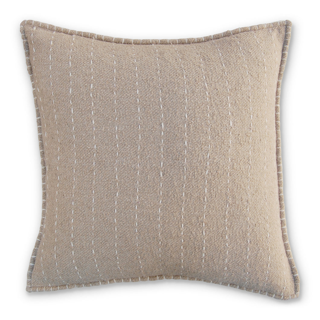 Hand Quilted Stripes Cotton Pillow