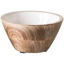 Load image into Gallery viewer, Enameled Wood Bowl
